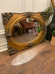 Exquisite Antique Gilt Gold Mirror