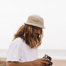 Load image into Gallery viewer, Perry Bone | Beige Cord Bucket Hat
 [Will &amp; Bear]