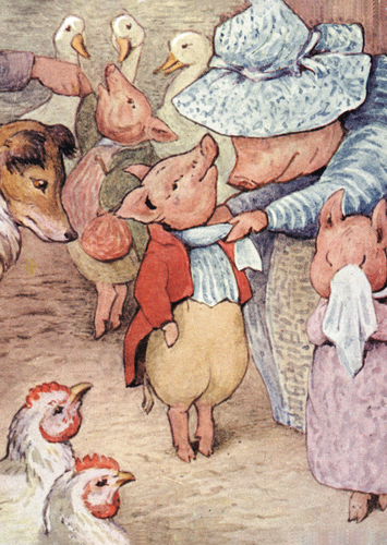 Piglet | Beatrix Potter Notecard by Gallant Stationery Co.