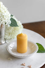 Load image into Gallery viewer, Narrow Three Inch Beeswax Pillar Candle