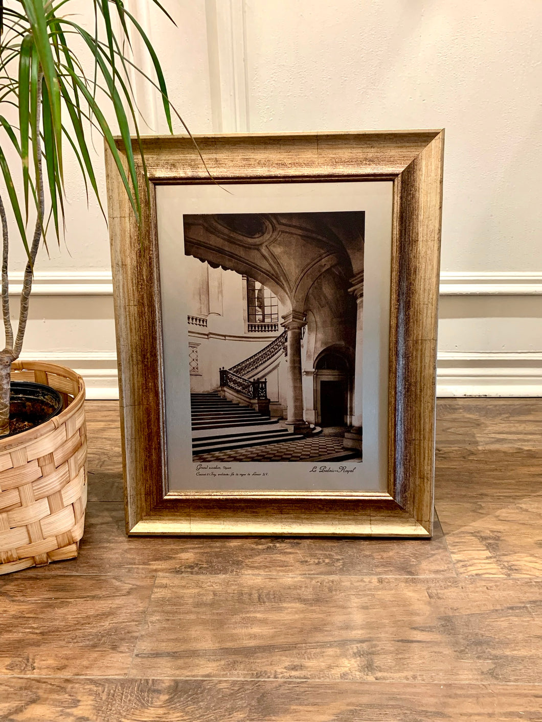 Bombay Print in Beautiful Gold Frame