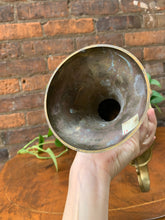 Load image into Gallery viewer, Vintage Brass Pitcher Vase