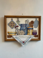 Load image into Gallery viewer, Whimsical Farmhouse Kitchen Needlepoint Art