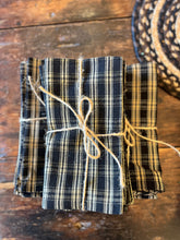 Load image into Gallery viewer, Cotton Napkins - Salt &amp; Pepper  - Set of 4