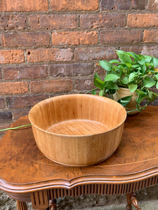 Vintage Large Wooden Salad Bowl