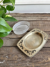 Load image into Gallery viewer, Antique Butter Server or Pretty Soap Dish