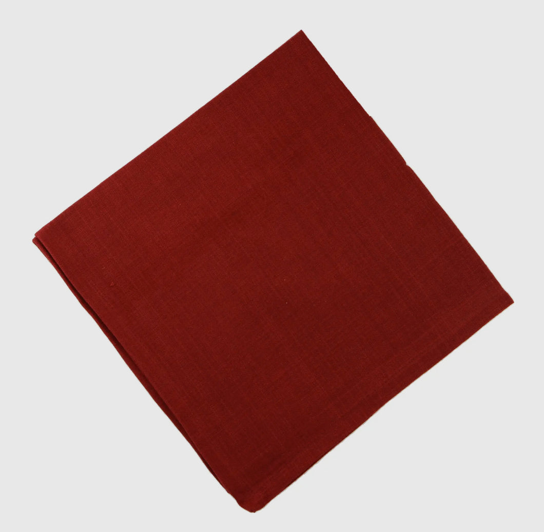 Cotton Napkins - Burgundy  - Set of 4