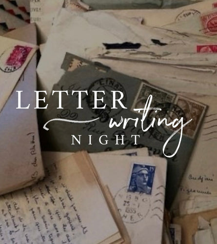 Letter Writing Night :Tuesday February 6 @ 6:30PM