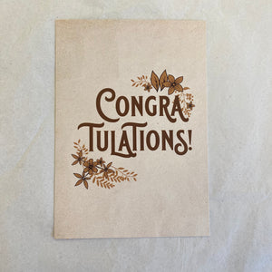 "Congratulations!" Greeting Card