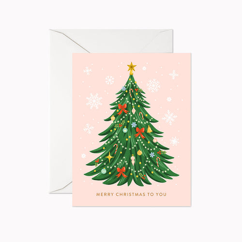 Merry Christmas Tree Card