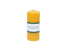 Load image into Gallery viewer, Narrow Five Inch Beeswax Pillar Candle