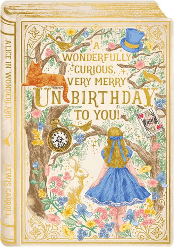 A Wonderful Curious, Very Merry Unbirthday To You! l Greeting Card