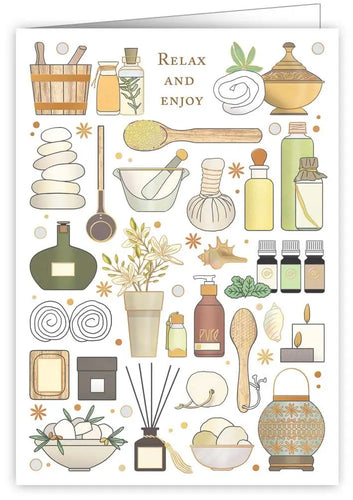 Relax And Enjoy l Greeting Card