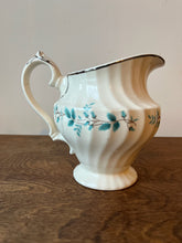 Load image into Gallery viewer, Pretty Vintage Pitcher with Blue Painted Flowers