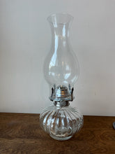Load image into Gallery viewer, Glass Kerosene Lamp with Glass Hurricane Shade