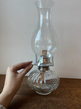 Load image into Gallery viewer, Glass Kerosene Lamp with Glass Hurricane Shade