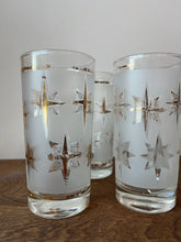 Load image into Gallery viewer, Set of Gorgeous MCM Frosted Gold Star Glasses