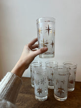 Load image into Gallery viewer, Set of Gorgeous MCM Frosted Gold Star Glasses