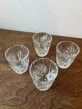 Load image into Gallery viewer, Set of 4 Beautiful Vintage Shot Glasses