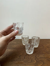 Load image into Gallery viewer, Set of 4 Beautiful Vintage Shot Glasses