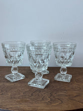 Load image into Gallery viewer, Set of 4 Beautiful Glasses Cut Glass