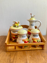 Load image into Gallery viewer, Vintage Farmhouse Condiment Set