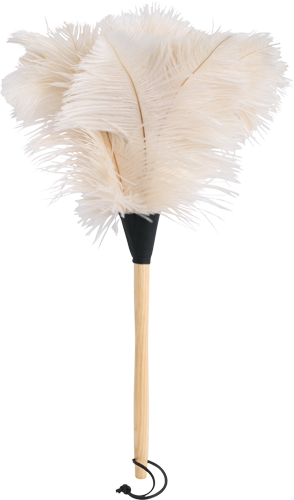 Ostrich Feather Duster (White Feather)