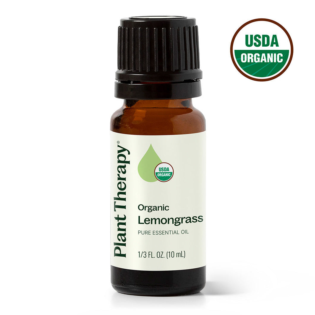 Organic Lemongrass Essential Oil 10 mL