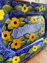 Load image into Gallery viewer, Handpainted Floral Pottery Dish