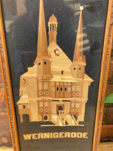 Load image into Gallery viewer, Vintage German Wood Inlay Art of Wernigerode