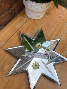 Mirrored Glass Star Thermometer