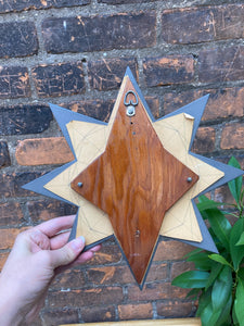 Mirrored Glass Star Thermometer