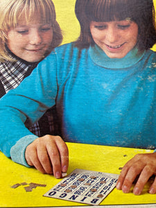 Vintage 1970s Bingo Game