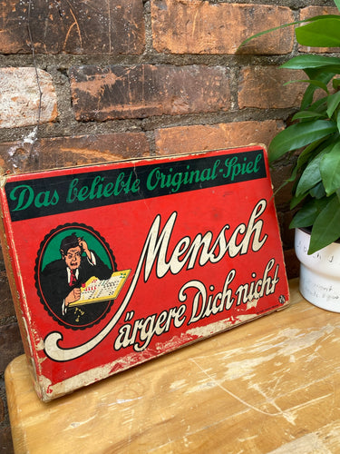 Vintage Mensch Argere Dich Nicht German Language Board Game