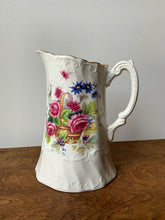 Load image into Gallery viewer, Beautiful Fine Vintage Floral Pitcher Vase