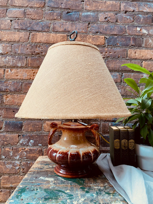 Vintage Mid Century Pottery Lamp