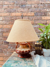 Load image into Gallery viewer, Vintage Mid Century Pottery Lamp