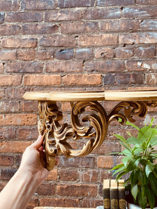 Gold Gilt Wall Shelf