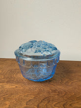 Load image into Gallery viewer, Pale Blue Glass Lidded Dish