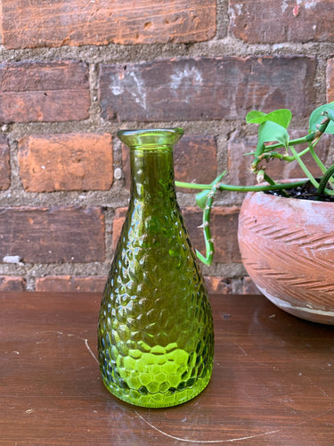 Sweet Little Green Bottle Vase