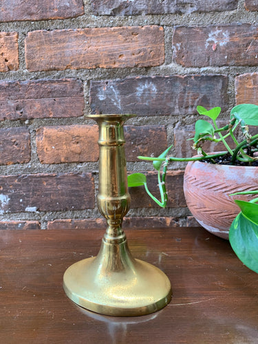 Lovely Solid Brass Candle Holder with Oval Base