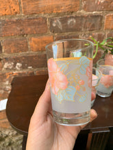 Load image into Gallery viewer, Sweet as a Peach Floral Glasses (Set of 3)