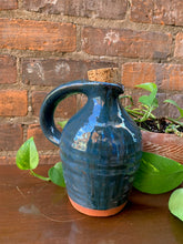 Load image into Gallery viewer, Lovely Blue Pottery Vessel with Cork top