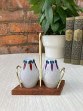 Load image into Gallery viewer, MCM Style Salt &amp; Pepper Set with Holder