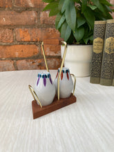 Load image into Gallery viewer, MCM Style Salt &amp; Pepper Set with Holder