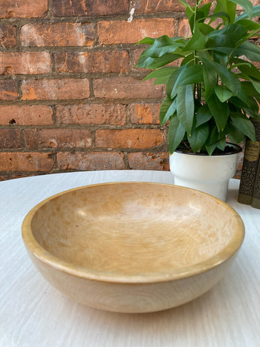 Large Vintage  Wooden Bowl