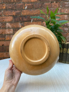 Large Vintage  Wooden Bowl