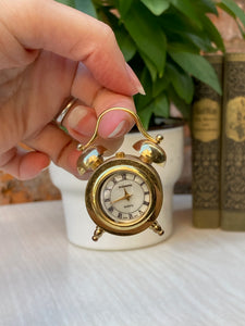 Vintage Miniature Quarts Shannon Clock