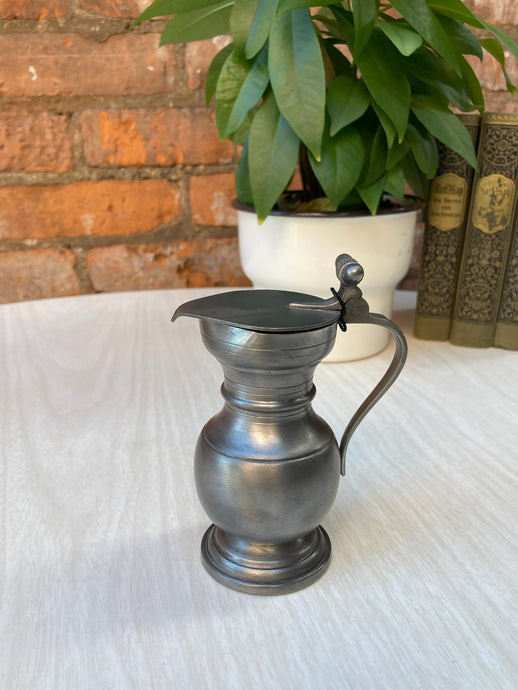 Vintage Mini Peltro Pewter Pitcher