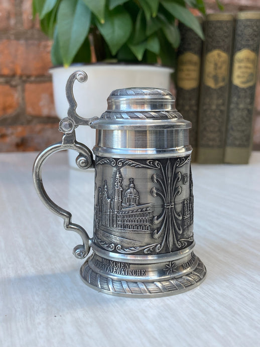 Vintage Pewter German Mini Stein